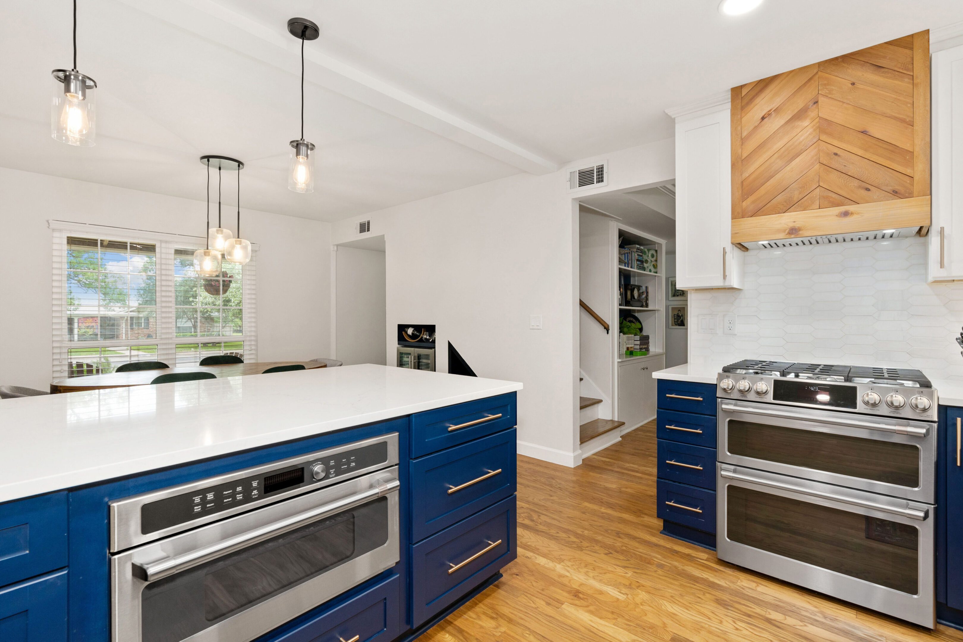Renovated kitchen in an Alamo Heights ISD home marketed by Realtor Kerri Hoermann.