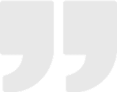 Quotation mark symbol on black background